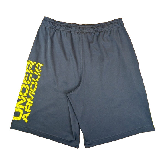 Under Armor Athletic Shorts Medium Men's Blue Loose Fit Drawstring Quick Dry - Picture 2 of 6